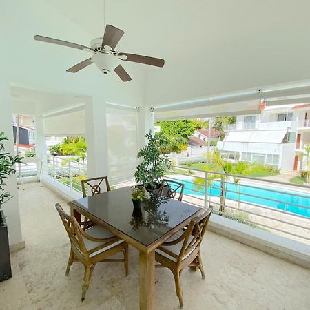 Blue Ocean Beachfront Villas & Apartments - Wifi, Pool, Bbq, Playa Los Corales Пунта-Кана Экстерьер фото