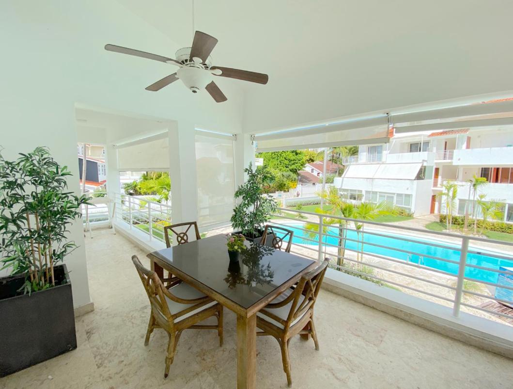 Blue Ocean Beachfront Villas & Apartments - Wifi, Pool, Bbq, Playa Los Corales Пунта-Кана Экстерьер фото