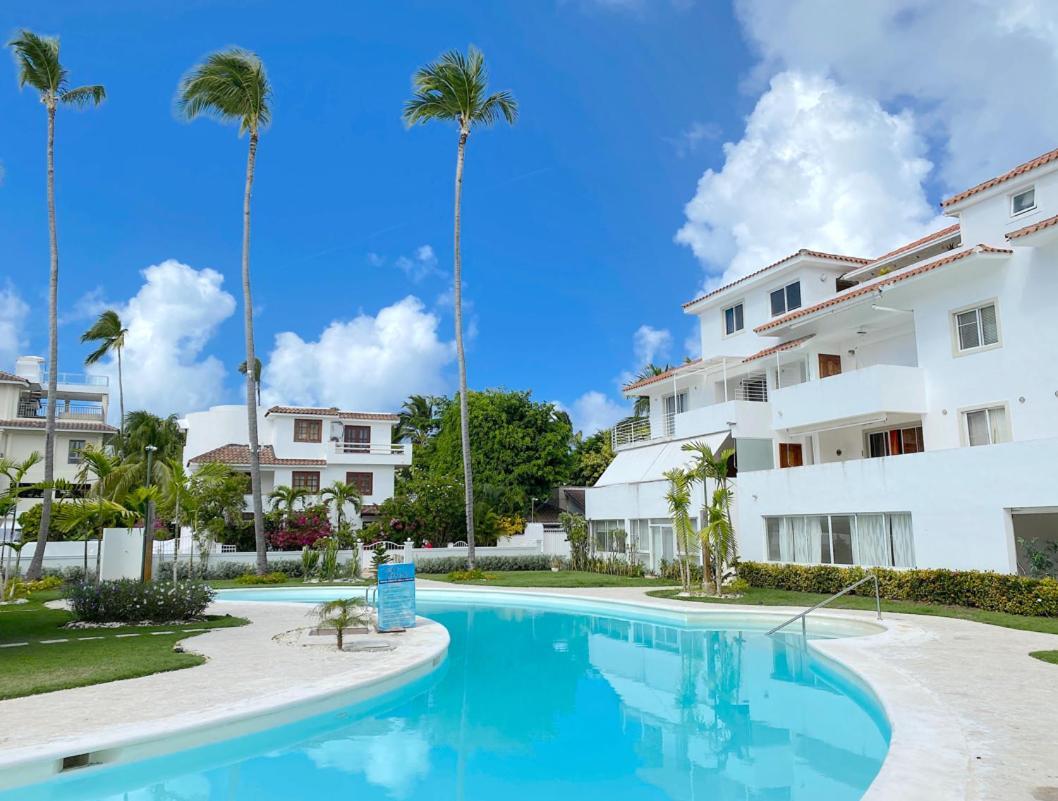 Blue Ocean Beachfront Villas & Apartments - Wifi, Pool, Bbq, Playa Los Corales Пунта-Кана Экстерьер фото